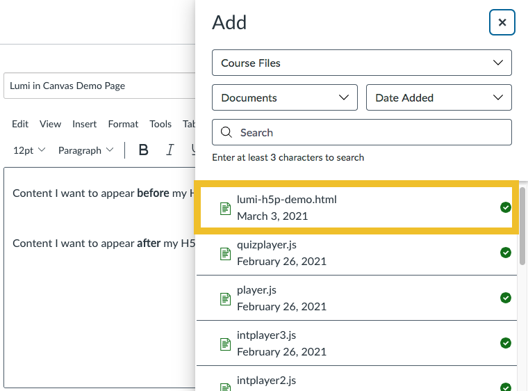 publish lumi canvas 6