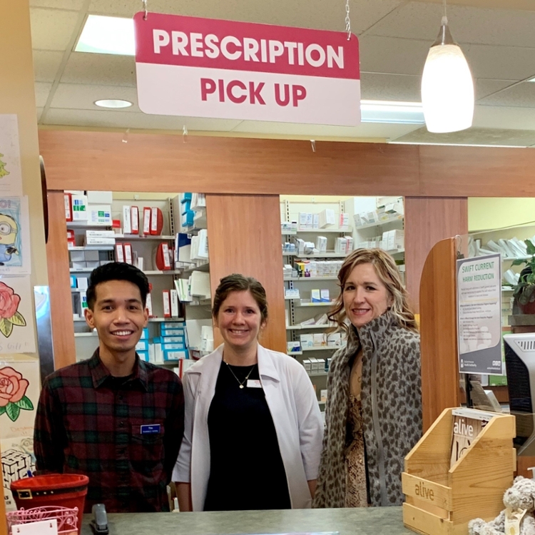 pharmacy student site visit in swift current