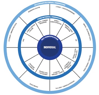 Image of a wheel to explore identity. See pdf linked.